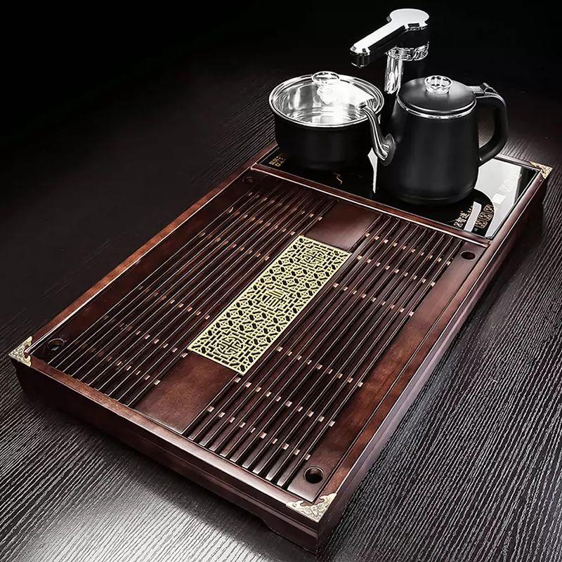 Japanese Style Stone & Ceramic Kung Fu Tea Set