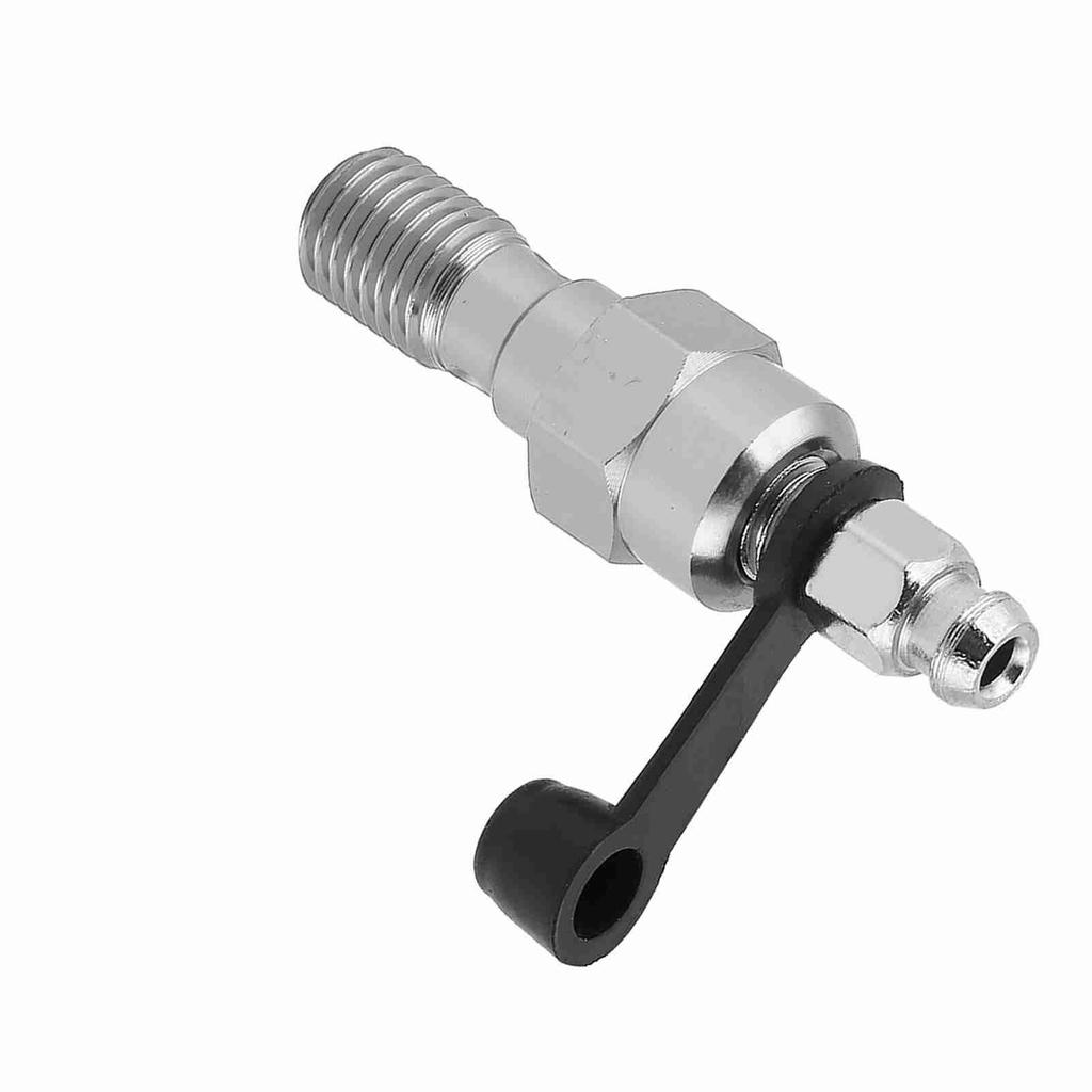 M10x1.25mm Motorcycle Brake Master Cylinder Caliper Bleed Screw Nipple Banjo Bolt   Dust Cap Silver