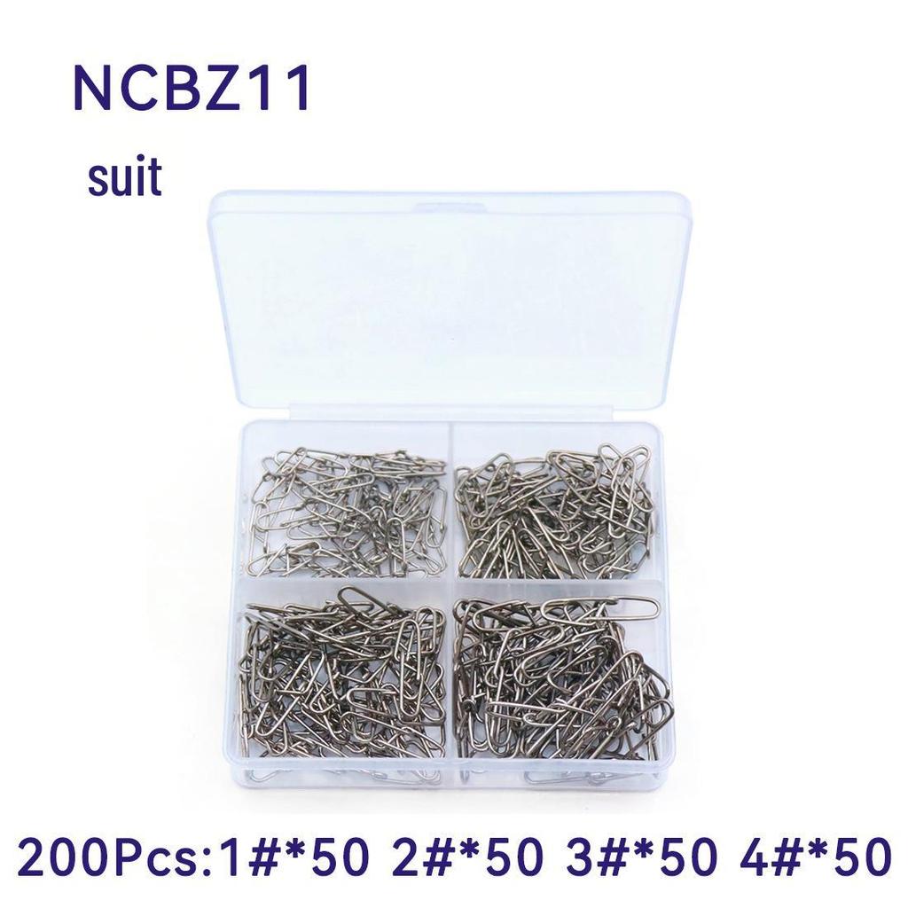 Edelstahl Diamant Wirbelverbinder mit Schnappverschluss - Angelzubehör