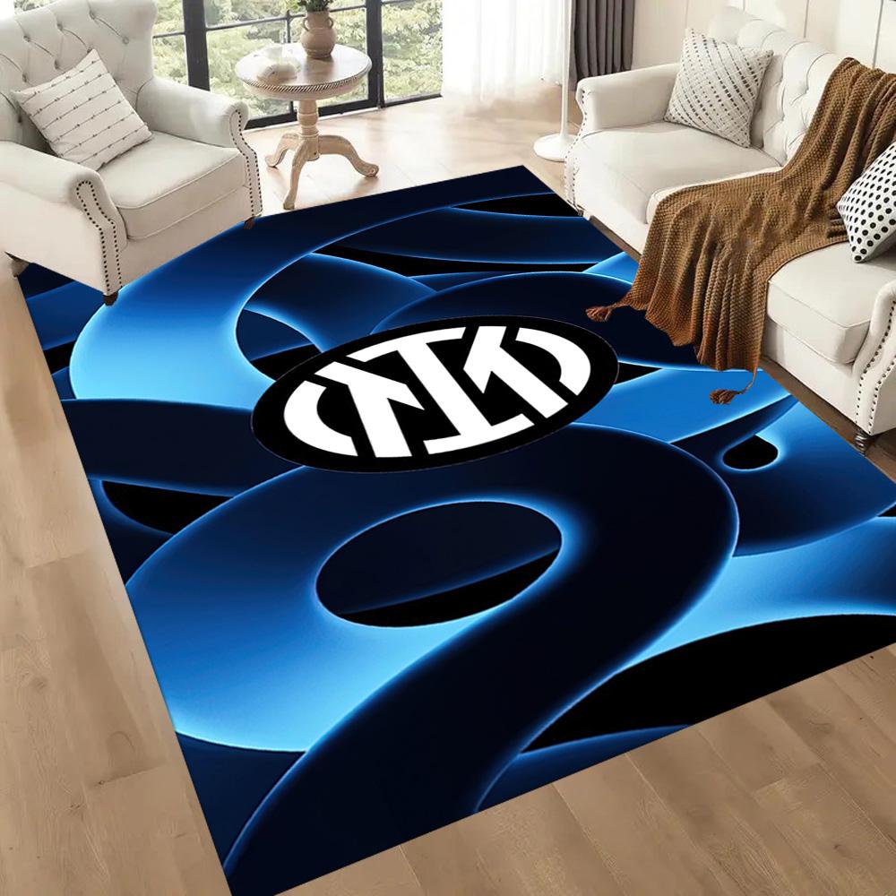 Inter Milan Floor Mat Perfect For Decorate Room Living Rooms Bedrooms Playrooms Antislip Rug Anime Office Decor Birthdaychristmas Gift