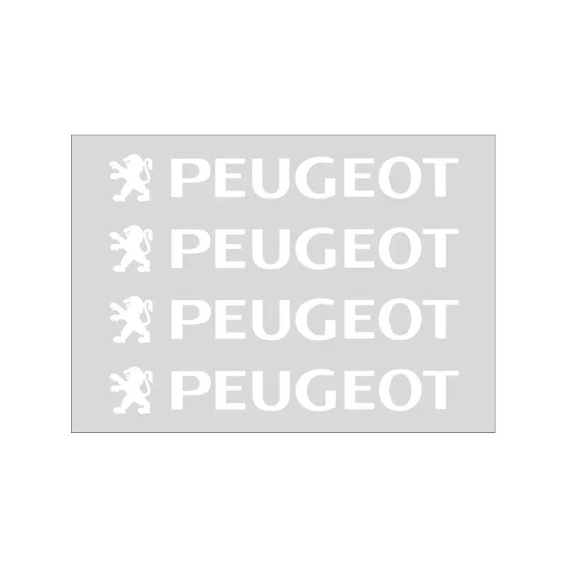 

Car Sticker Car Styling Door Handle Stickers Tire Rear View Mirror Decals For Peugeot 408 4008 308 3008 Rifter 5008 508 2008 208 білий