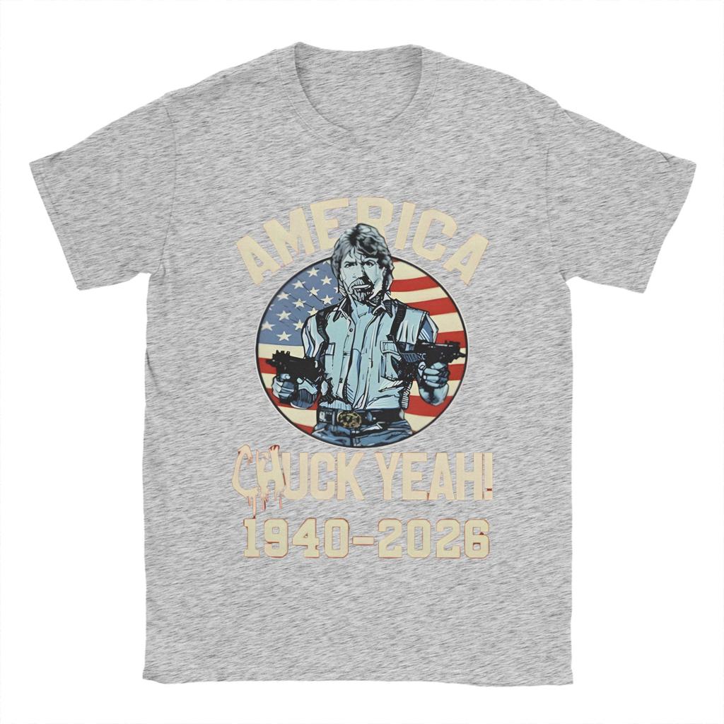 RIP Chuck Norris 19402026 Cotton TShirts Leisure Tshirt for Men Summer Y2K Classic Casual Short Sleeve Tees
