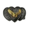 Eagle Punk Alloy Belt Buckle for Men & Women - Fashionable Heart & Animal Design