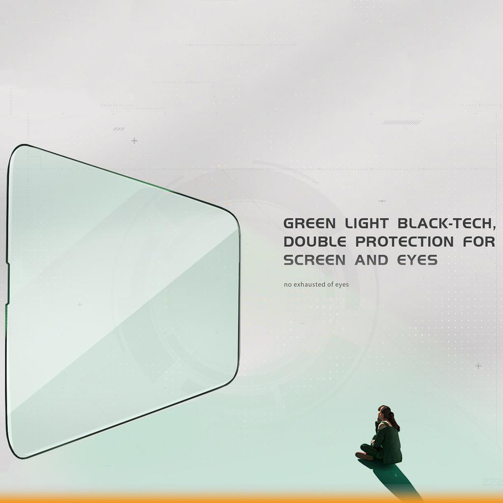 TGVI'S For iPhone 14 Pro Max Eye Protection Film High Aluminum-Silicon Glass Screen Protector+Back Protector