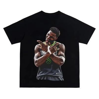 2025 New Summer Fashionable and Casual High-quality Men's Pure Cotton Round-neck Graphic Print T-shirt T Shirts Men Clothing