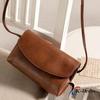 Vintage kožená tříkomorová crossbody kabelka (2 barvy)