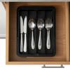 Adjustable Silverware Drawer Organizer Separated Cutlery Organizer Tableware Storage Box  Drawer