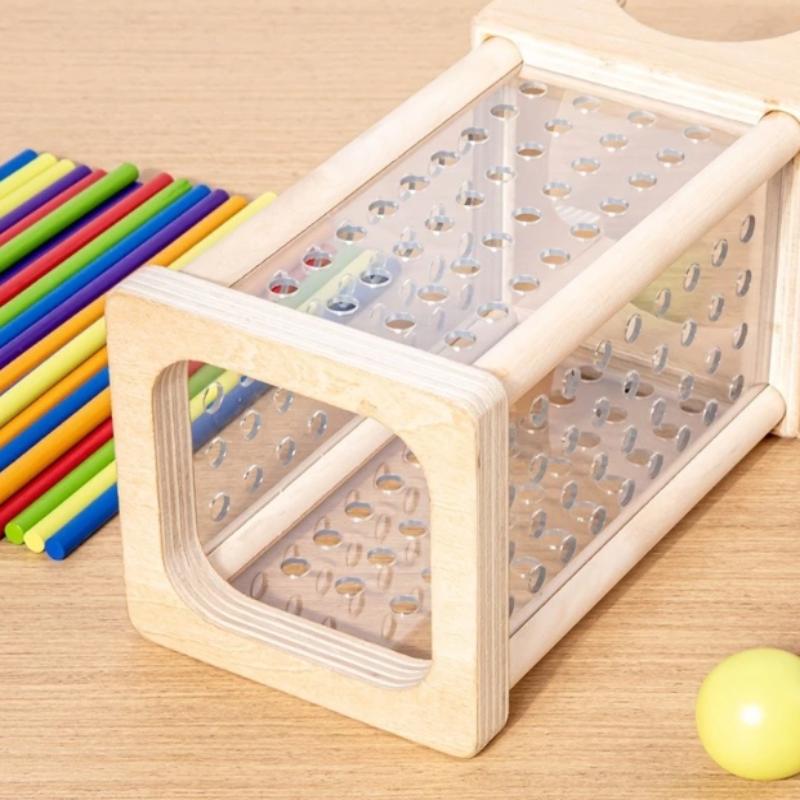 Pull Out Stick Game Toys Colorful Wooden Stick Board Games Parent-Child Interactive Puzzle Toys