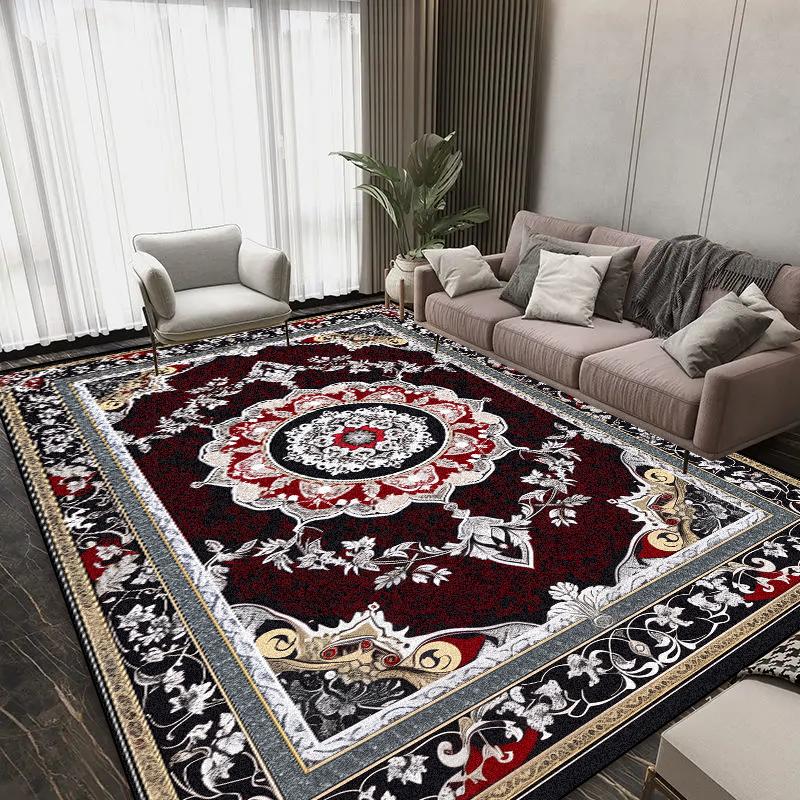 

Vintage Persian Carpet 200x300cm Large Washable Rug Non-slip Living Room Bedroom Sofa Coffee Table Mat 60x90cm