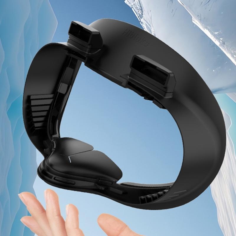 Air Circulation Cooling Eye Guard Pad Build-in Fan Breathable Protective Face Cover for 3S VR Accessory