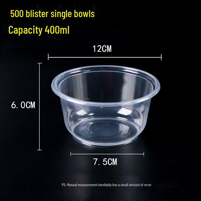 Disposable Microwave-Safe Plastic Takeaway Bowls