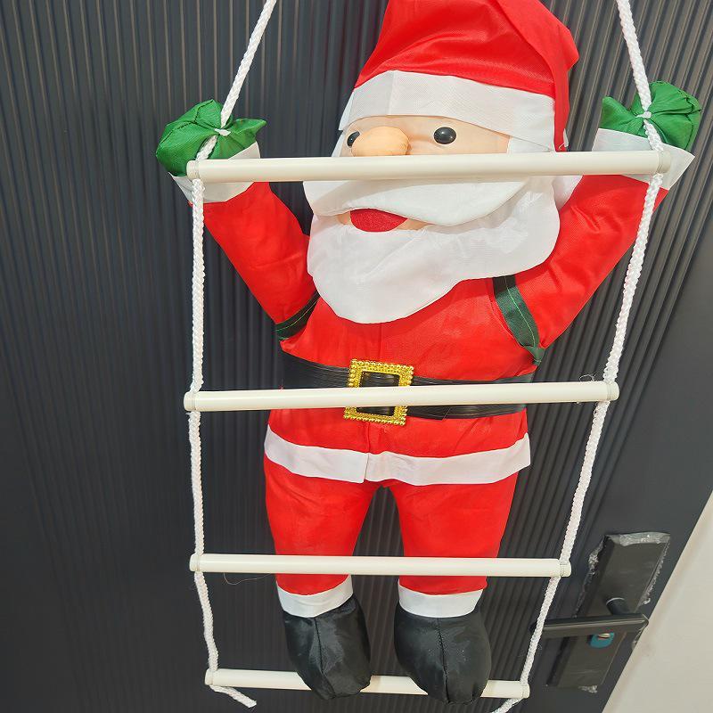 Weihnachtsmann Kletterleiter Seil Puppe Weihnachtsdekoration Anhänger