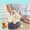 Adorable Bunny Plush Handheld Shoulder Bag With Pp Cotton Filling For Casual Outings