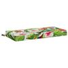 Bench Cushion SOEST 100percent Polyester Multicolor 80 X 40 X 8 Cm