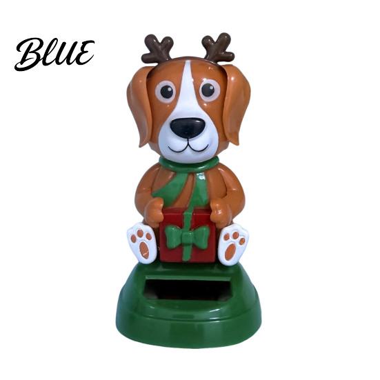 Funny Snowman Desk Decor Solar Powered Dancing Car Ornament, Creative Dashboard Christmas Cartoon Figure for Santa Claus Accessories Auto Interior