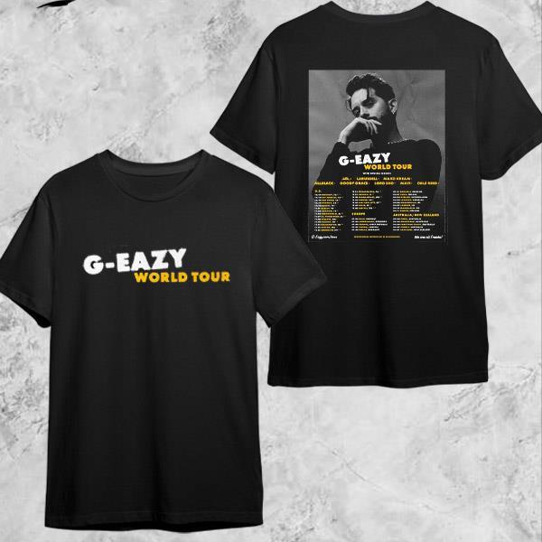 G-Eazy Freak Show World Tour Fecha 2024-2025 Regalos para Fans Camiseta