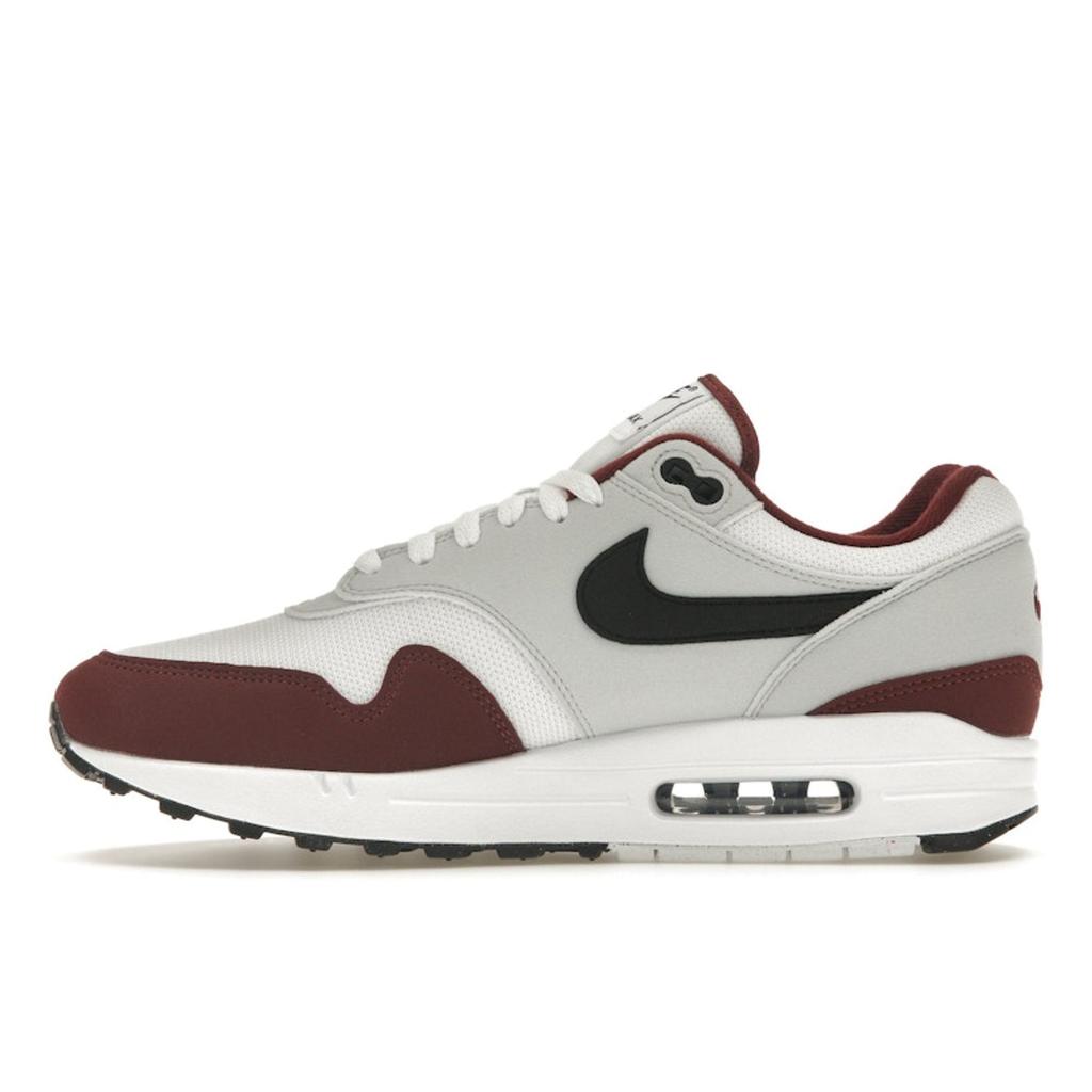Nike Air Max 1 Dark Team Red Men Sneakers White Black Pure-Platinum FD9082-106