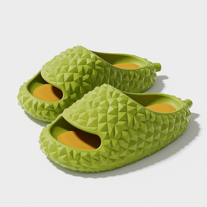 Slippers women's summer durian couple funny fashion indoor home eva thick bottom can be worn outside slippers men