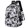 Printed Large Backpack Capacity Wear Resistant Student Schoolbag