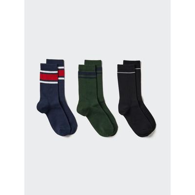 Uniqlo Japan Socken 3 Paar Gerippt