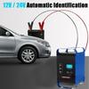400W 12V/24V Car Battery Charger Intelligent Automatic Pulse Repair Lead acid Battery LCD Display Smart Automobile Motorcycle Charger