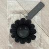 Takashi Murakami Kaikai Kiki Flower Keychain Black Plush Charm Authentic