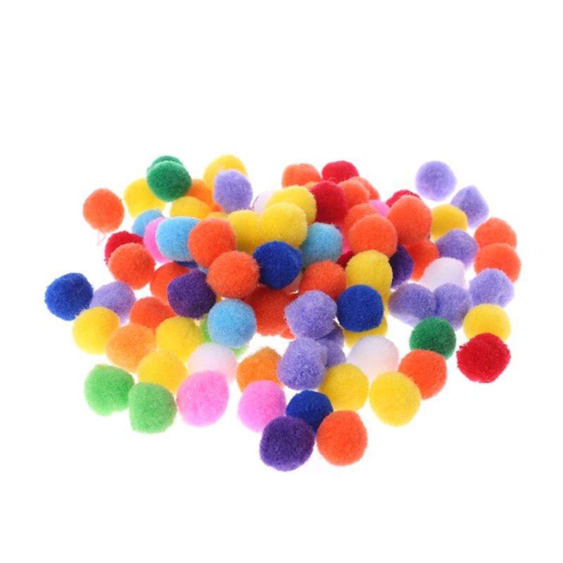 

1000Pcs 1inch Pompon for Kids Art Projects and Handmade Holiday Party House Decorations Crafting Project Materials 1