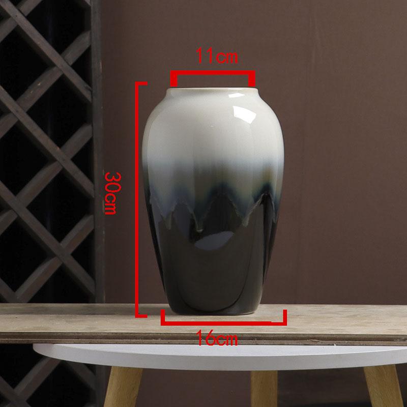 Ceramic Small Flower Vase for Living Room & Dining Table - Creative Hydroponic Floral Decoration.