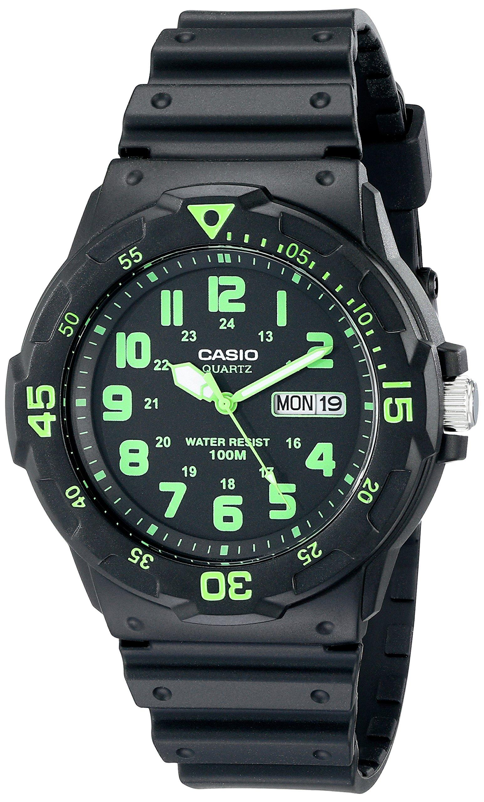 

Мужские часы Casio для дайвинга из черной смолы