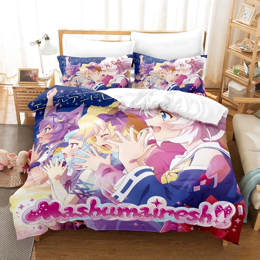 Fashion 3d Print Game Show By Rock! Bedding Set Cartoon Anime Three-piece Set Adult Kid Bedroom Duvet Cover Sets Home Textiles