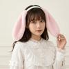 Soft Bunny Ears Headband Lop-eared Plush Headwear Elegant Easter Rabbit Hair Hoop  Events