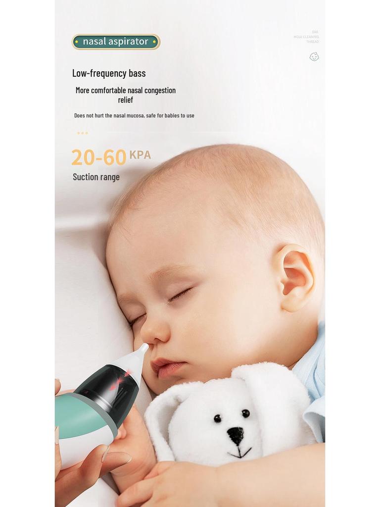 Electric Nasal Aspirator for Infants and Newborns – Baby Mucus Cleaner
