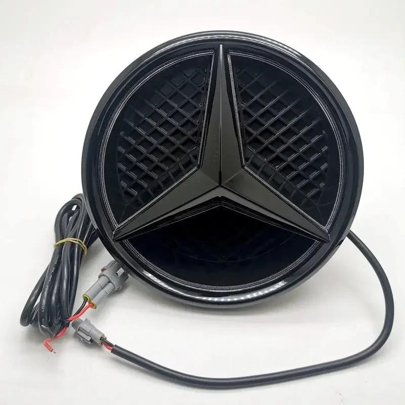 hzrm1 Mercedes benz Amg W205 W212 W213 W204 ML W166 CLA C117 A W176 W177 C W204 E GLK X204 GlaWith LED Grid style Front Grill Emblem