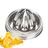 Hand Juicer Jar Lid Stainless Steel Juicer Lid Handle Citrus Reamer Handle Leak-Proof Bottle Cap Manual Juice Squeezer