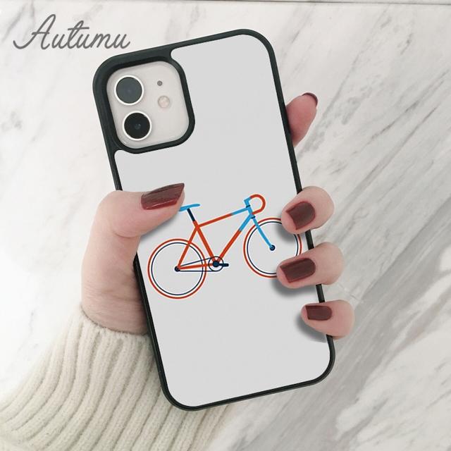 BIKE CYCLING Phone Case for iPhone 11 12 13 14 Pro Max Mini X XR XS SE 2020 5 6S 7 8 Plus Samsung Galaxy S21 S22 Cover Shell