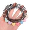 Stretchy Full Circle Comb Plastic Circular Hair Comb Stretchy Headband Holder for Women Girls Comb Hair Clips