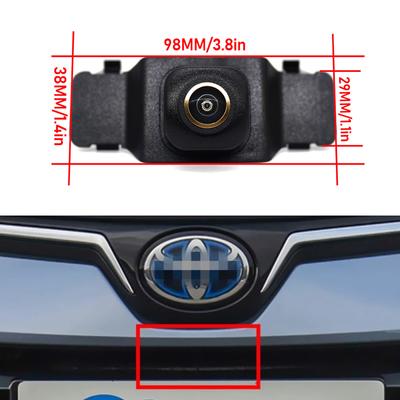 AHD 1920P CVBS 1080P 170° Car Parking LOGO Front View Camera For Toyota Corolla Hybrid E210 2018 2019 2020 2021 2025