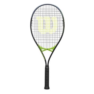 Wilson Aggressor Tennis Racket Grip Size WR147610U2 (Pre-Strung), 2, Black,