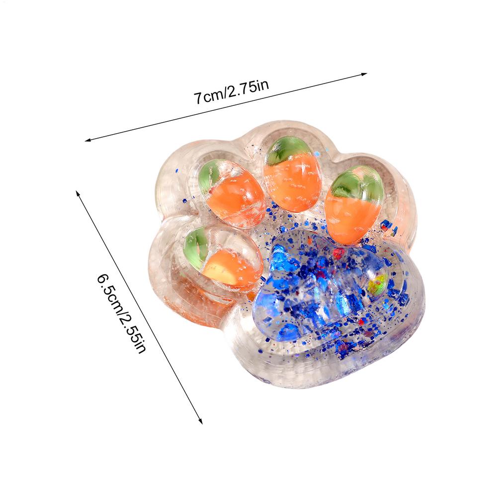 Cat Paw Squeeze Toy Cute Squeeze Cat Paw Toys Sticky Soft Pinching Decompressing Toy for Stress Relief Sensory Toys