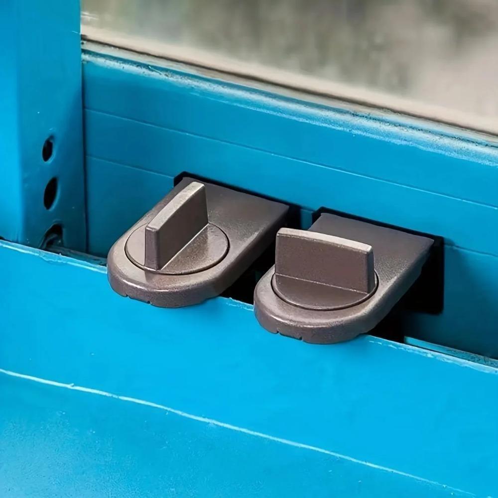 4PCS Sliding Window Lock Sash Stopper Cabinet Locks Straps Door Restrictor Baby Kids Child Safety Anti-Theft Home Security
