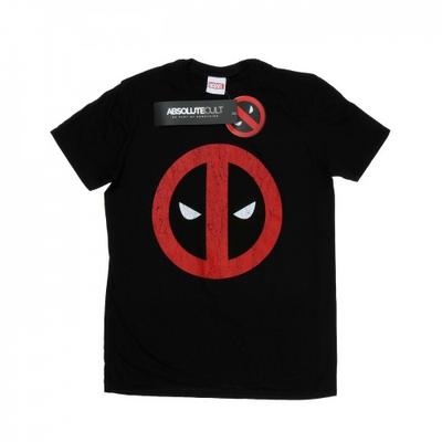 Mens Deadpool Cracked Logo T-Shirt
