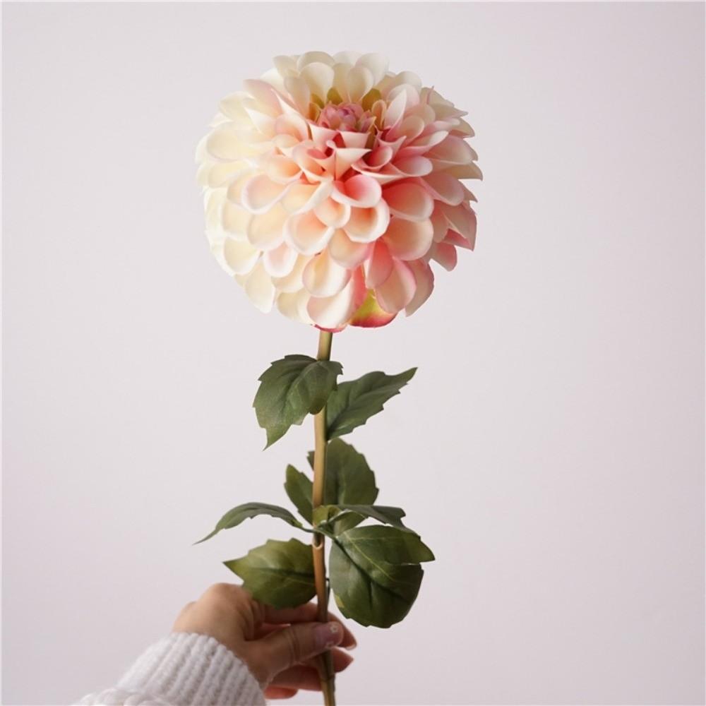 New Silk Artificial Dahlia Flowers Decorative Pink Chrysanthemum Fake Flower Floral Artificial Faux Plants Home Decoration