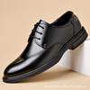 Men's casual leather shoes, genuine leather first layer cowhide non-slip and wear-resistant fashion men's shoes