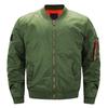 Jachetă Pilot Nylon Supradimensionată pentru Bărbați Caldă de Iarnă Croială Largă Casual Îmbrăcăminte Exterioară Negru Verde Militar Albastru Marin