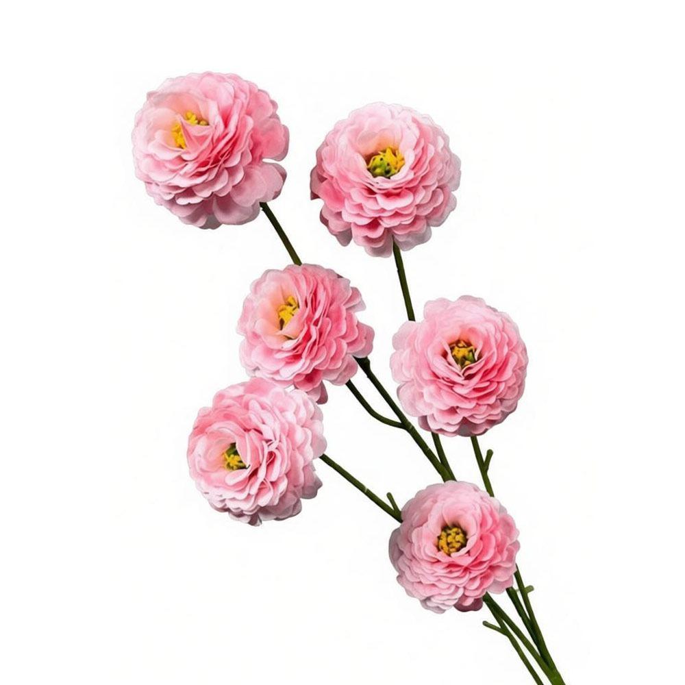 

6 Heads Artificial Peony Flower Silk Floral Arrangement Simulation Flowers Multicolor DIY Flower Artificial Flowers розовый