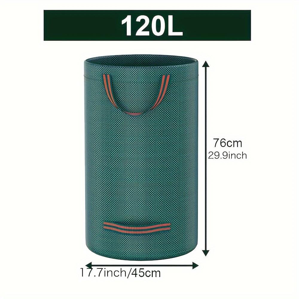 Bolsas para Residuos de Jardín - Reutilizables de PP de Alta Resistencia con Asas, Gran Capacidad con Tejido Industrial y Asas para Recogida de Plantas, Césped y Hojas