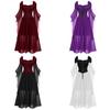 Stunning Vintage Inspired Witch Maxi Dress With Flared Sleeves Available In Ten Colors
