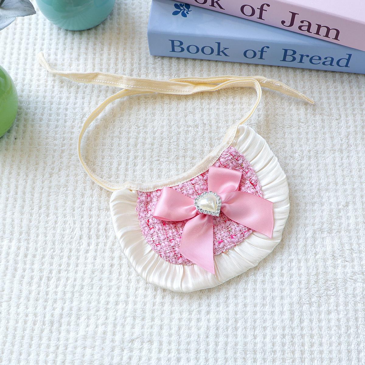 

Pet dog saliva towel triangle scarf small dog bib snood small dog accessories small fragrance bib puppet One size fits all