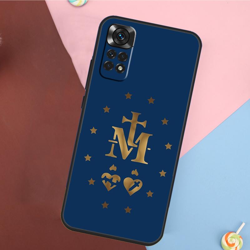 Immaculate Virgin Mary And Jesus Case For Xiaomi Redmi Note 11 Pro 11S 8 9 12 10 Pro 10S 9S Redmi 9 10 12C 9C 10C Back Cover
