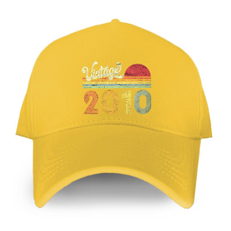 

Подарок на день рождения 2010, винтажная бейсболка Born Made 2010, ретро закат, бейсболка унисекс, женские кепки, модная шляпа в стиле хип-хоп Adjustable